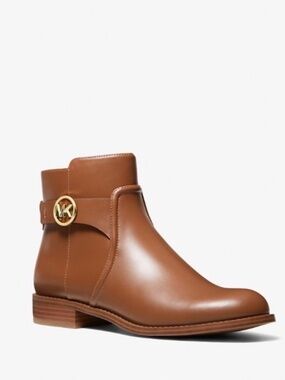 ✨ Michael Kors Carmen Leather Ankle Boots Colour: Luggage - size 6